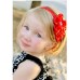 Sweet Baby Girls RED FLOWER Headbands